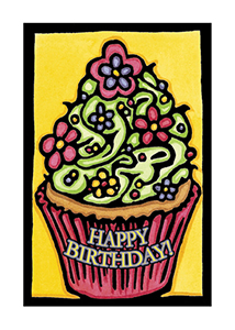 Happy Birthday - Cupcake